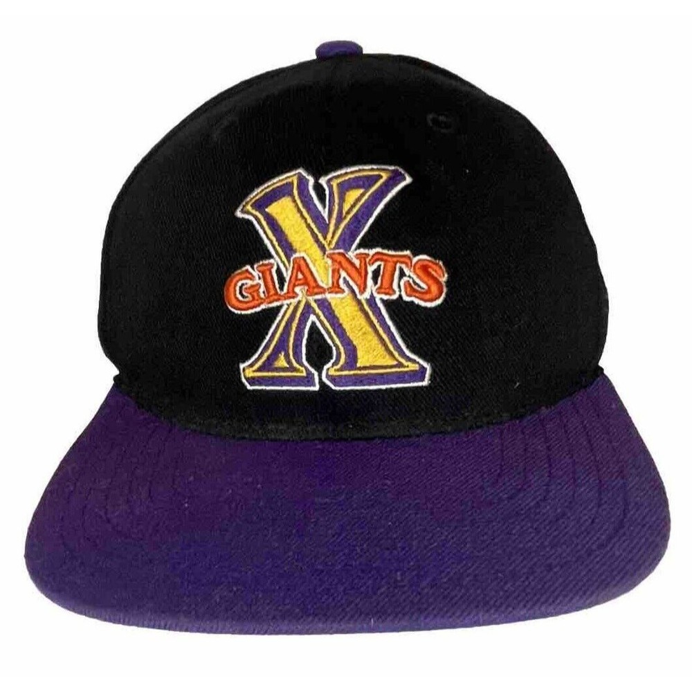 Cuban X Giants Black & Purple Hat SnapBack Negro League American Needle